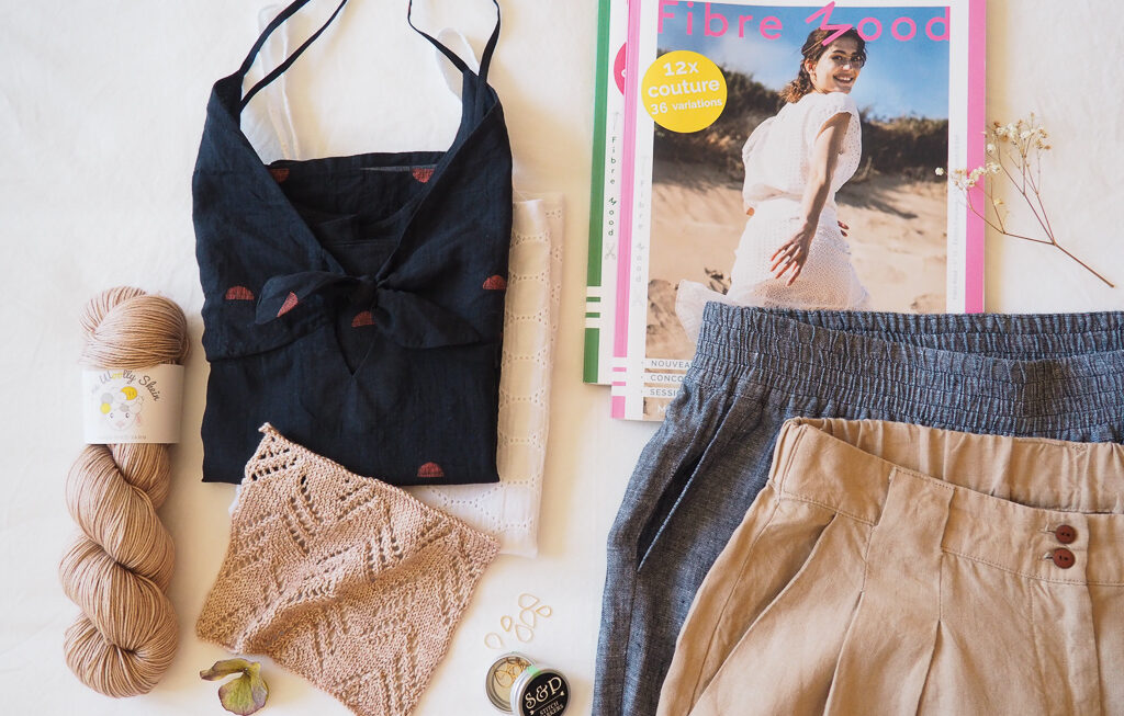 Journal de bord #6 : cousettes d’été, reprise du tricot et magazine couture
